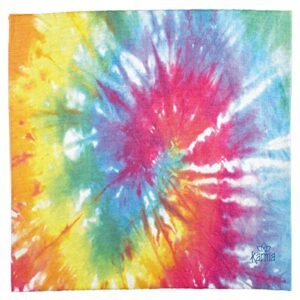 Karma Multi Color Tie Dye Headband for Women - Medium - Fabric Headband and Stretchy Hair Scarf - Multicolor