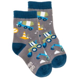 Stephen Joseph baby boys Construction Socks, Gray, Medium US