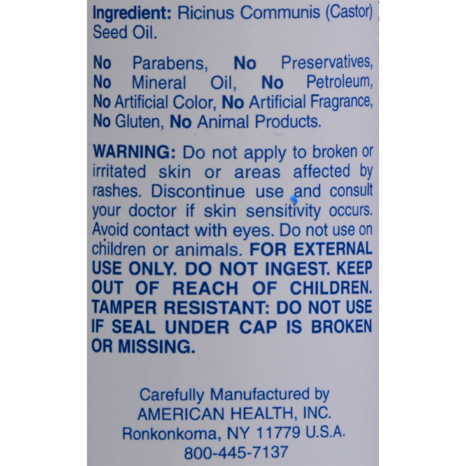 Home Health Castor Oil - 8 fl oz - Conditioning Oil for Body, Skin & Brows - Non-GMO, USDA-Certified Organic - Cold Pressed - Solvent & Hexane Free