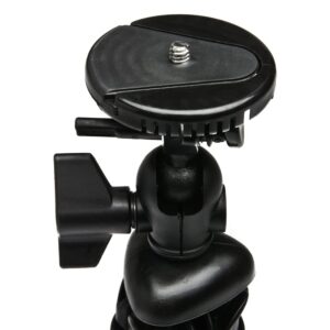 Vivitar Large Rubbarized Spider Tripod, Extends 12 inches and rotates 360 Degrees, VIV-SP-12-BLK , Black