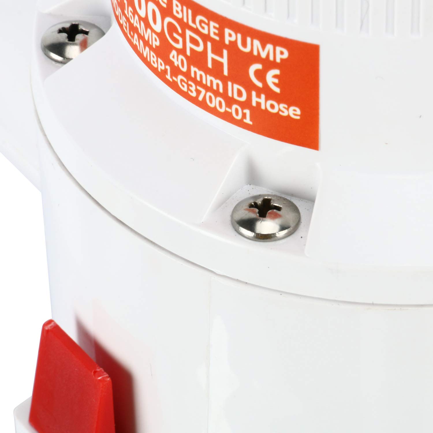 Amarine Made 3700 GPH 12v Boat Marine Plumbing Electric Bilge Pumps (3700gph 12v)