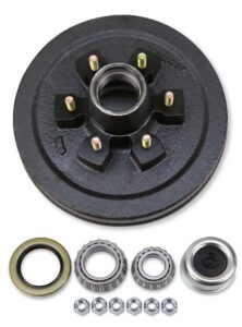 libra one new libra 12" x 2" trailer brake drum kit 6 on 5.5" b.c. for 5200-6000 lbs axle - 22003k