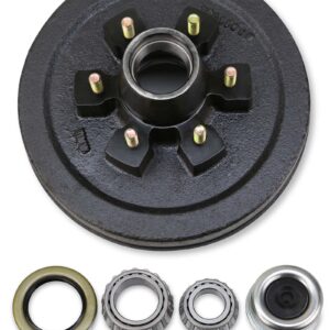 LIBRA One New LIBRA 12" X 2" Trailer Brake Drum Kit 6 on 5.5" B.C. for 5200-6000 Lbs Axle - 22003K