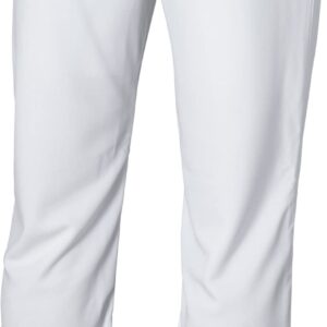 Rawlings Boys Solid Youth Semi-Relaxed Pants, X-Large, White, White, X-Large US