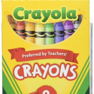 Crayola Crayons, 8 Count (Case of 48)