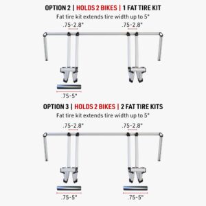 2 Bike Rack for Truck Bed -Ideal Fit for Sub-Compact Truck Models - 2 Standard Tire Bike Rack - Effortless Wheel Mount, Skip Front Tire Removal, Drill-Free Installation Ideas