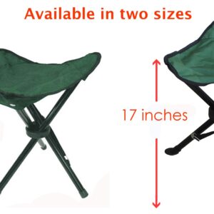 Folding Stool by Alex Carseon, Small, Lightweight, Portable seat. Foldable Tripod Camp Chair for Camping, Fishing, Travel, Parks, Photography, Outdoor Concerts, Soccer Games, Sports Events, Gardening