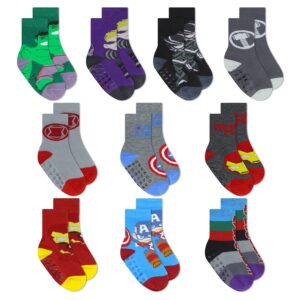 marvel legends superhero boys socks, toddler socks & kids socks, quality made little boys socks & toddler boys avenger socks