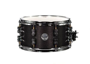 pdp by dw black wax maple snare drum 7x13