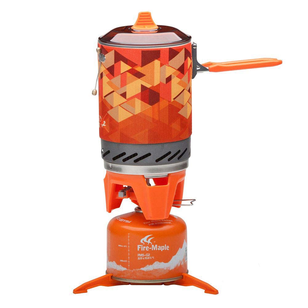 Fire Maple X2 Cooking System Portable Backpacking Camping Stove Camping Pot with Piezo Ignition