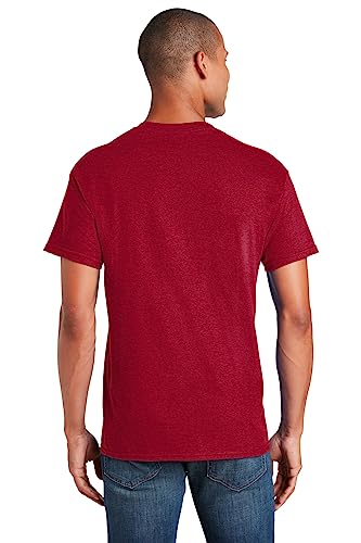 Gildan Men's Heavy Cotton T-Shirt, Antique Cherry Red, XL (Pack of 3)