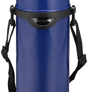 Zojirushi SJ-TG08-AA Water Bottle, Stainless Steel, Cup, Large Capacity, 28.7 fl oz (800 ml), Blue