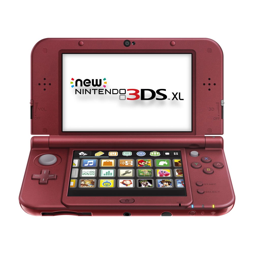 New Nintendo 3DS XL - Red (Renewed)