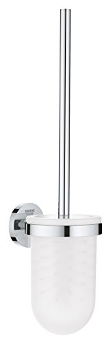 Grohe 40374001 Essentials Toilet Brush Set, Starlight Chrome