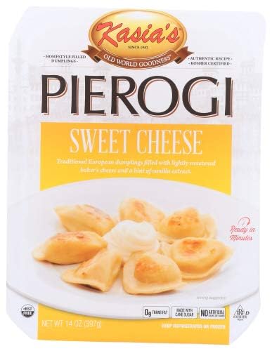 KASIAS Pierogi, Cheese, 14 Ounce (Pack of 6)