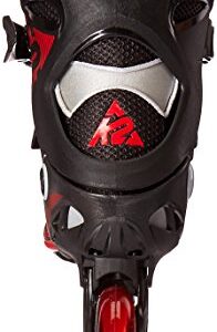 K2 Skate Men's Vo2 90 Boa Inline Skates, Red/Black, 5