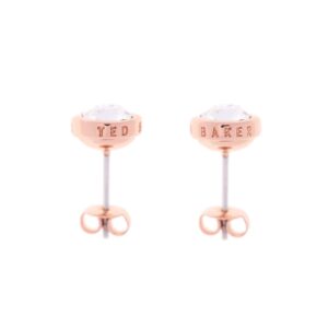 Ted Baker Sinaa Crystal Stud Earrings - Silver or Rose Gold Tone Options