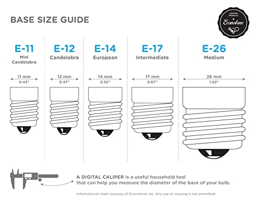 KOR (Pack of 6) 15T6/CL - 15 Watt T6 Clear Tubular - 120V - Candelabra (E12) Base - Incandescent Light Bulb