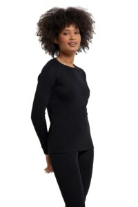 mountain warehouse talus womens thermal top black 8