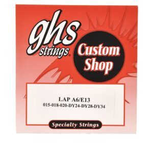 ghs electric lap steel strings a6/e13 tuning 14-36