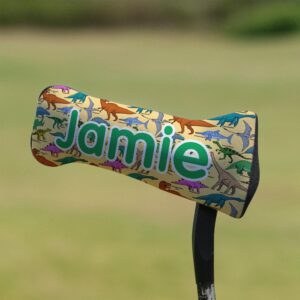 Personalized Dinosaurs Blade Putter Cover