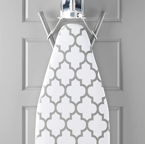 Whitmor Deluxe Ironing Board Cover and Pad (Ironing board not included) - Medallion Grey