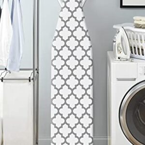 Whitmor Deluxe Ironing Board Cover and Pad (Ironing board not included) - Medallion Grey