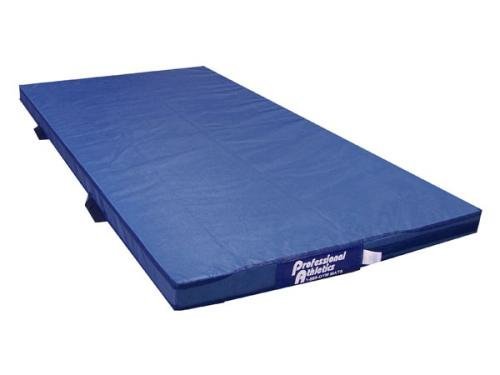 Team Sports Gymnastics 4" Skill Throw Landing Mats 4'x8', Blue Vinyl and 1.8 Density Poly-Foam