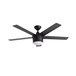 Home Decorators Collection Merwry LED 52" Indoor Ceiling Fan (Black)