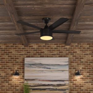 Home Decorators Collection Merwry LED 52" Indoor Ceiling Fan (Black)