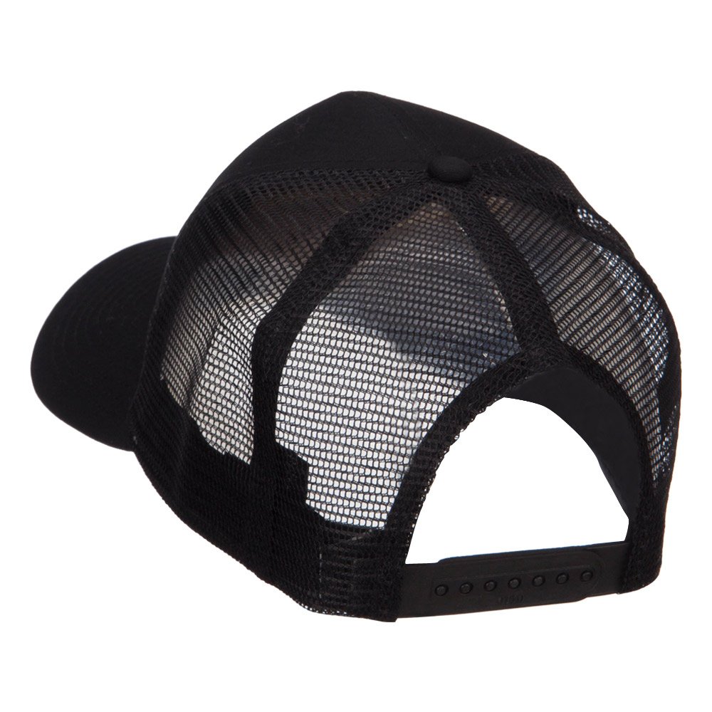 e4Hats.com US Air Force Retired Military Patched Mesh Cap - Black OSFM