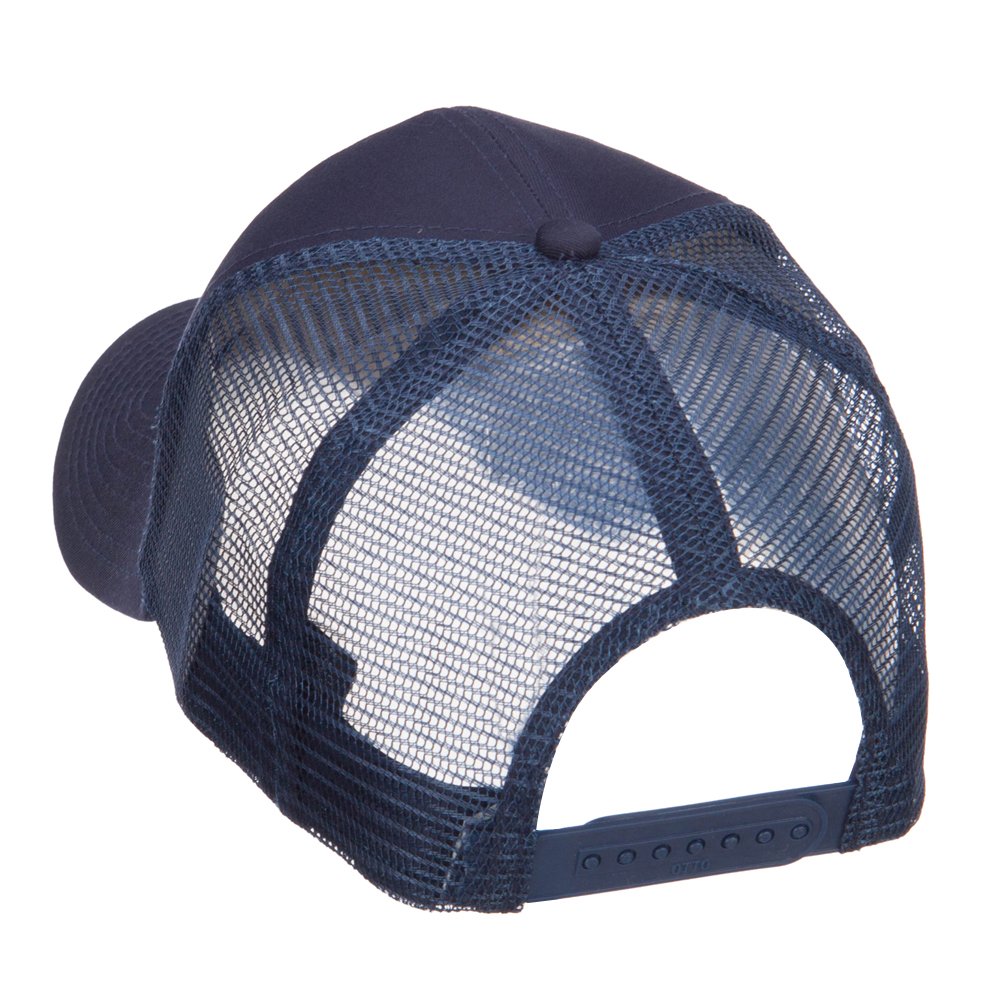 e4Hats.com US Army Veteran Military Patched Mesh Cap - Navy OSFM