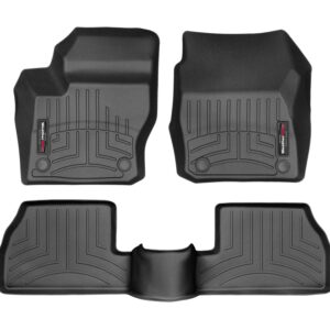 WeatherTech Custom Fit FloorLiners for Ford Focus ST, Focus - 1st & 2nd Row (446461-440752), Black