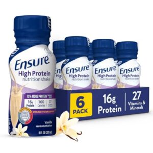 Ensure High Protein Vanilla Nutrition Shake, 6 Pack