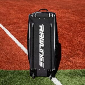 Rawlings | YADI Wheeled Catcher's Bag | Yadier Molina Model | Baseball/Softball | Black