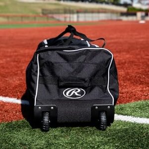 Rawlings | YADI Wheeled Catcher's Bag | Yadier Molina Model | Baseball/Softball | Black