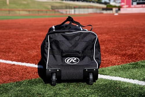 Rawlings | YADI Wheeled Catcher's Bag | Yadier Molina Model | Baseball/Softball | Black