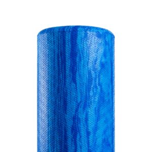 OPTP PRO-ROLLER Soft Density Foam Roller - Professional 18 Inch Foam Roller for Massage; Short Foam Roller and Physical Therapy Roller for Balance and Stability Training Exercises - Blue 18” x 6”