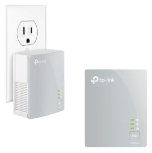 tp-link tl-pa4010kit av600 nano powerline adapter starter kit, up to 500mbps(renewed)