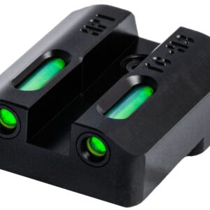 TRUGLO TFX Handgun Sight | Durable Shock-Resistant Compact Brightly Glowing Tritium & Fiber-Optic Xtreme Day/Night Sight, Compatible with H&K P30 Handguns