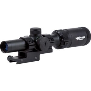 valken scope 1-4x20 w/mount mil-dot reticle