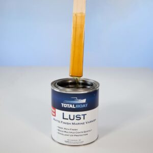 TotalBoat-486490 Lust Marine Varnish, High Gloss and Matte Finish for Wood, Boats, Outdoor Furniture (High Gloss, Gallon)