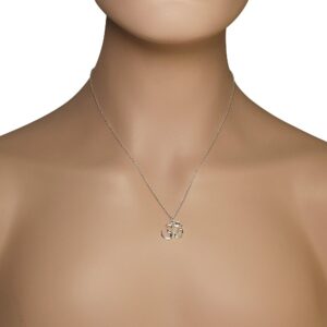 My Daily Styles 925 Sterling Silver Om Aum Ohm Yoga Hindu Pendant Necklace