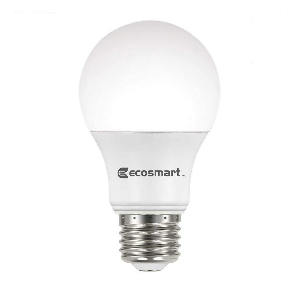 EcoSmart A19 A460ST-Q1D-01 40W Equivalent Dimmable LED Light Bulb, Soft White, (Pack of 4)