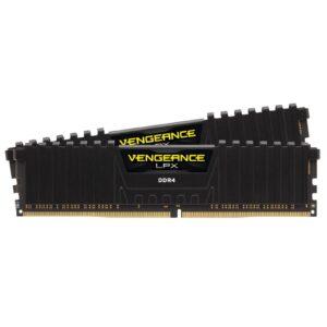 Corsair Vengeance LPX 16GB (2x8GB) DDR4 DRAM 3200MHz C16 Desktop Memory Kit - Black (CMK16GX4M2B3200C16)