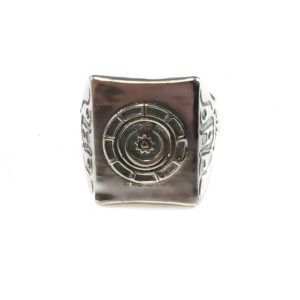 EZI ZINO Crop Circle Pewsey White Horse 2007 Mayan Code Sterling Silver 925 Ring (7)