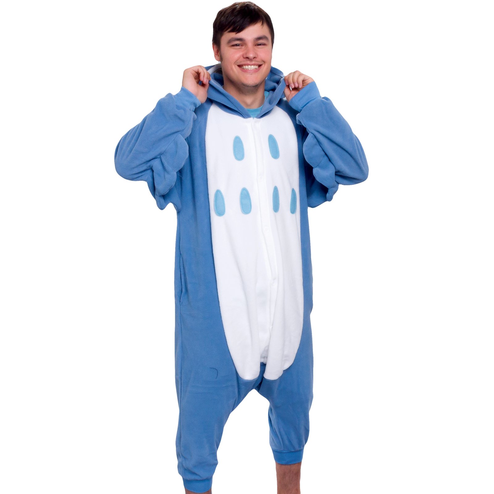 Funziez! Adult Onesie Halloween Costume - Animal and Sea Creature - Plush One Piece Cosplay Suit for Adults, Men and Women