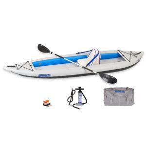 Sea Eagle 385FT FastTrack Deluxe Solo Inflatable Kayak 12'6"