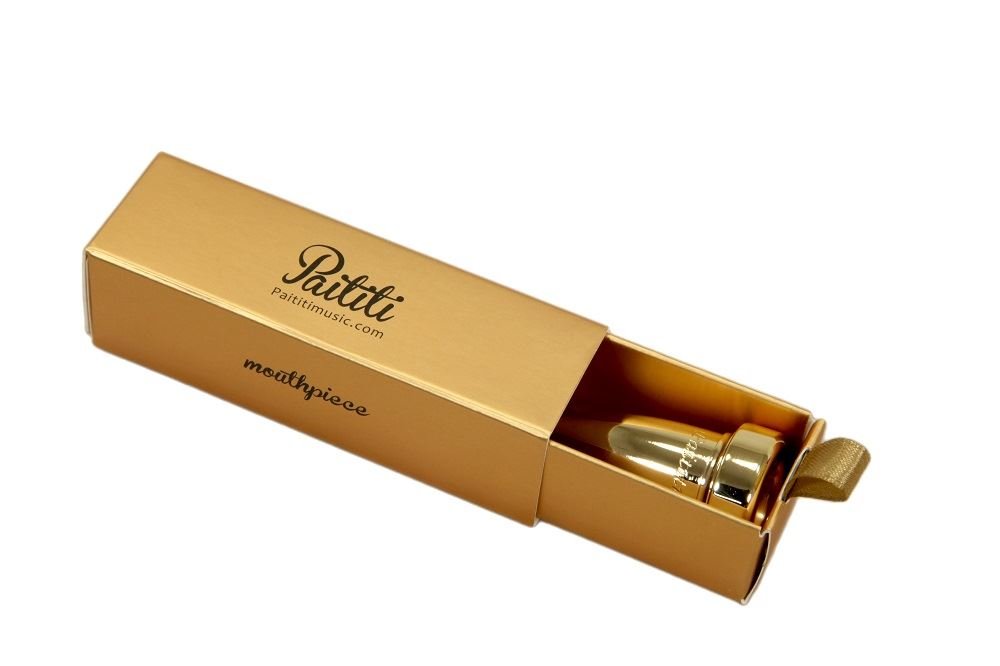 Paititi Gold Plated Rich Tone Bb 3C Trumpet Mouthpiece