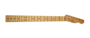 fender classic series 50s telecaster neck, vintage c, 21 vintage frets, maple fingerboard